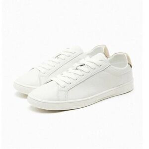 Zara Women's white Casual Sneakers leather